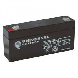 Universal Battery UB632L replacement sealed lead acid battery