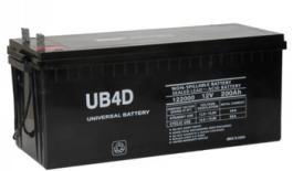 Universal Battery UB-4D AGM replacement sealed lead acid battery